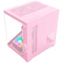Gabinete Gamer Rosa Candy Grodd Com 5 Fans RGB Estático