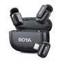 Microfone De Lapela Sem Fio Boya Mini 2 Usb-c Ia-anc Preto