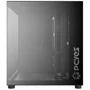 Gabinete Gamer Aquário PCyes Forcefield Mini Black Vulcan, Frontal E Lateral Em Vidro Temperado, Usb 3.0, Micro Atx, Preto - Gffmnbv
