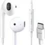Fones De Ouvido Usb C Com Fio Para Iphone 17 Pro Max 17 17pro Air 16 16e 16pro 15 Plus 15, Fones De Ouvido Usb-c Tipo C Iphone 17 Com Microfone Estére