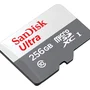 Cartão De Memória Microsd 256gb Sandisk Ultra Classe 10 Velocidade Até 100mb/s Sdsqunr-256g-gn6ta Com Adaptador Sd Microsdhc Uhs-i