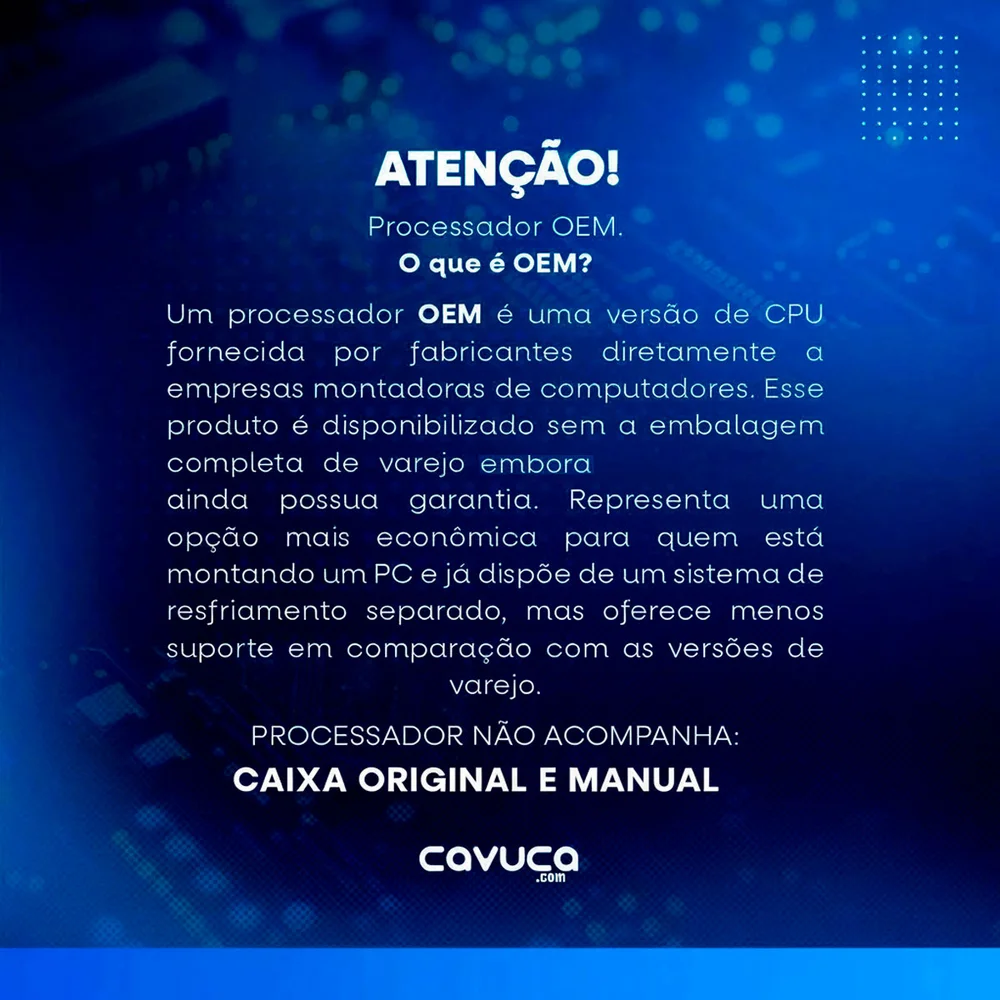 Processador Intel Core i5, 6ª Geração, 3.20ghz, Socket LGA 1151, Cache 6mb, Com Cooler – Oem Processador Intel Core i5, 6ª Geração, 3.20ghz, Socket LGA 1151, Cache 6mb, Com Cooler – Oem