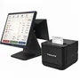 Kit Computador Pdv Tela Dupla Touchscreen  Impressora Térmica 80mm Sistema Caixa Restaurante Loja