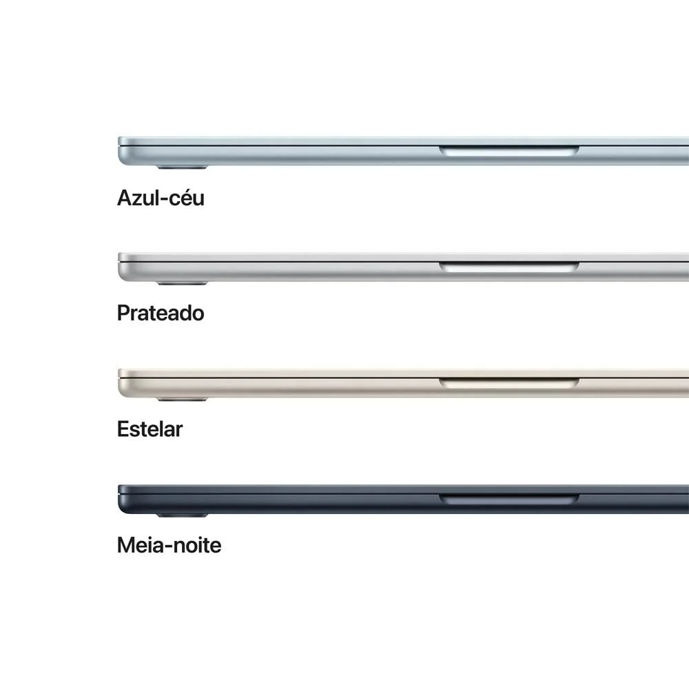 Macbook Air 13" M5, Cpu 10 Núcleos E Gpu 8 Núcleos, 16gb Ram, 512gb SSD - Estelar