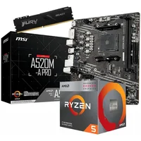 Kit Processador AMD Ryzen 5 5600G, 3.9GHz (4.4GHz Max Turbo), AM4