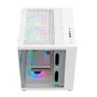 Gabinete Gamer Aquário M-atx - Usb Tipo C - Branco G-fire- Vidro, Sem Fonte/fans, Cg300w