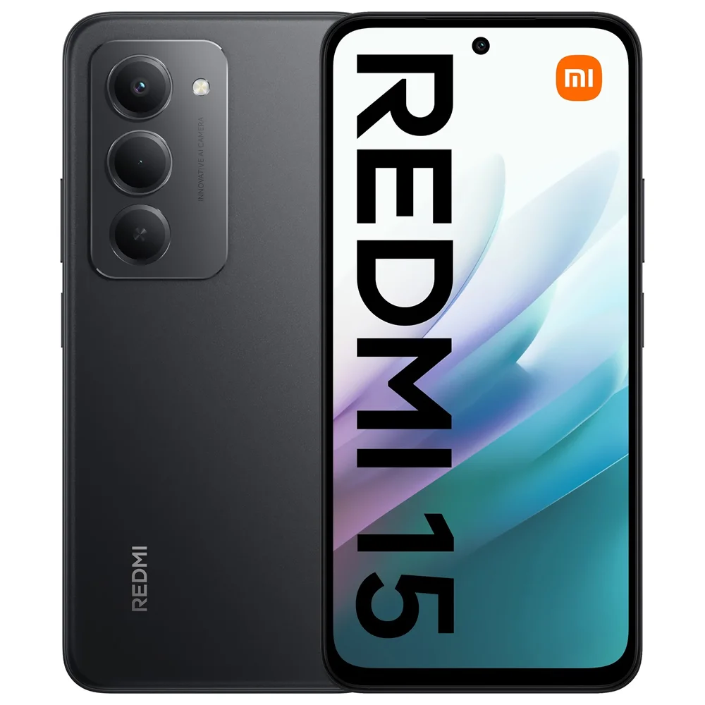"Celular Xiaomi Redmi 15 Dual Sim De 256gb 8GB Ram De 6.9"" 50mp 8mp - Midnight Black"