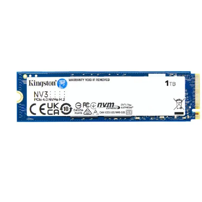 SSD Kingston Nv3 1TB M.2 2280 Nvme Gen4, Desempenho E Eficiência Para Upgrade De PC – Snv3s/1000g SSD Kingston Nv3 1TB M.2 2280 Nvme Gen4, Desempenho E Eficiência Para Upgrade De PC – Snv3s/1000g