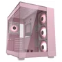 Gabinete Gamer Cougar Fv150 RGB, Micro Atx E Atx, Aquário, 3 Fans, Vidro Temperado, Rosa - 385ka10.0005