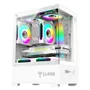 Gabinete Gamer Megalon Snow + 3 Fan Snow RGB - Clanm