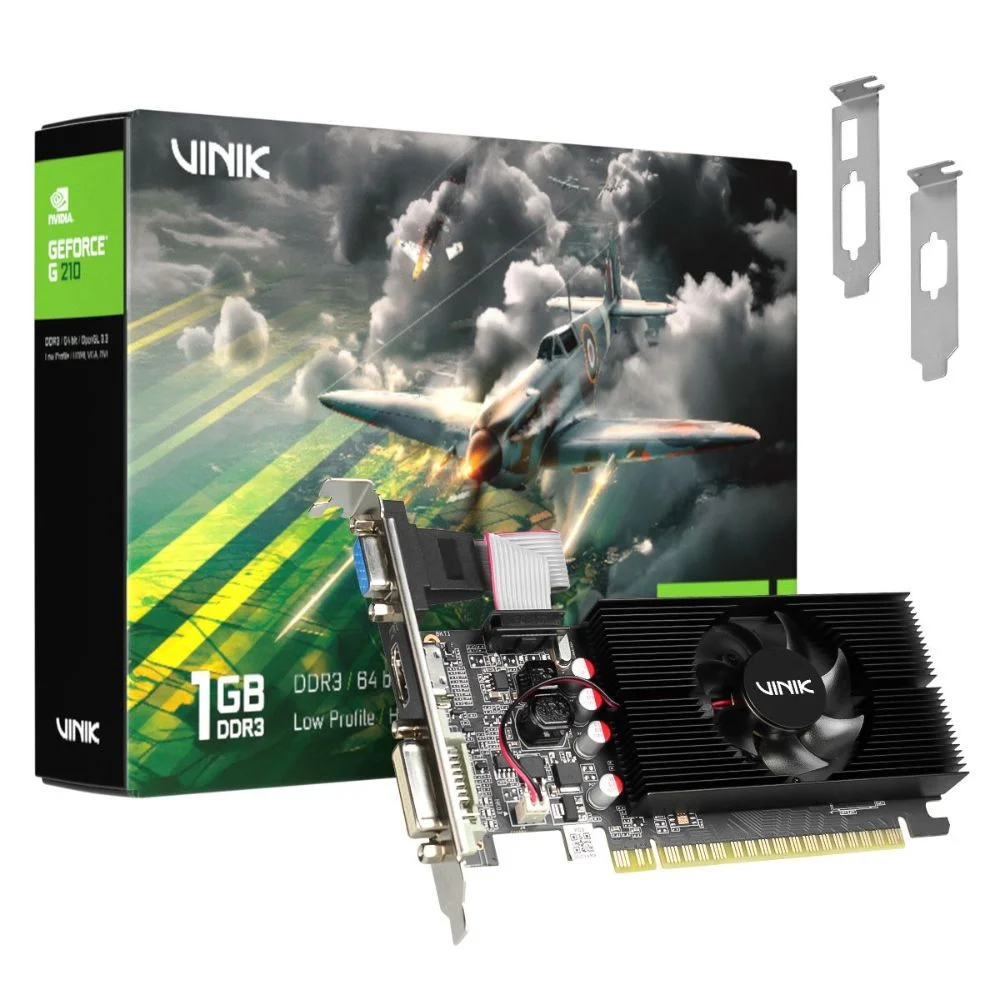 Placa De Video Vga PCi Exp. 1gb/64bits G210 Vinik G210-1gd3 Ddr3 Box If (hdmi, Vga, Dvi) Placa De Video Vga PCi Exp. 1gb/64bits G210 Vinik G210-1gd3 Ddr3 Box If (hdmi, Vga, Dvi)