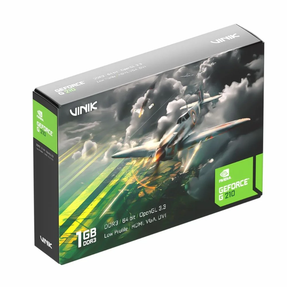 Placa De Video Vga PCi Exp. 1gb/64bits G210 Vinik G210-1gd3 Ddr3 Box If (hdmi, Vga, Dvi) Placa De Video Vga PCi Exp. 1gb/64bits G210 Vinik G210-1gd3 Ddr3 Box If (hdmi, Vga, Dvi)