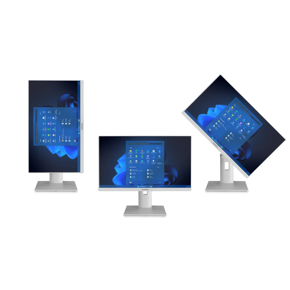 "Computador All In One Concórdia Core i3 14100 8GB Ddr5  SSD 256gb 23.8"" Full Hd  Webcam Wifi Freedos Branco" em Campinas - foto 5