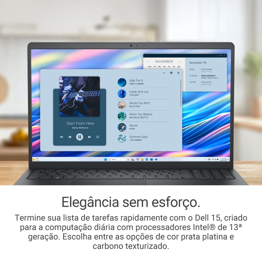 Notebook Dell 15 Dc15-i51334u-m50 15.6" Full Hd 13ª Gen Intel Core i5 8GB 512gb SSD Win 11 Preto Carbono Notebook Dell 15 Dc15-i51334u-m50 15.6" Full Hd 13ª Gen Intel Core i5 8GB 512gb SSD Win 11 Preto Carbono