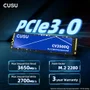 SSD Cusu 256gb Nvme M.2 2280 PCie Gen3 X4 - Até 3500mb/s