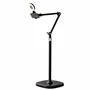 Suporte Celular Com Ring Light Altura Regulável Base Antiderrapante Clip Extensível Estável