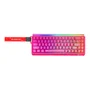 Teclado Sem Fio Gamer Magnético Fire Phoenix Bk-x68 Utra Rosa