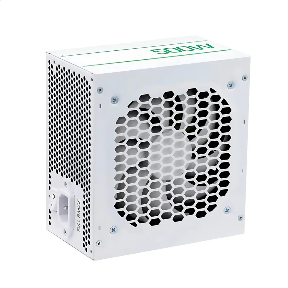 Fonte Atx 500w Bluecase Blu800-atps Bivolt Auto Branco