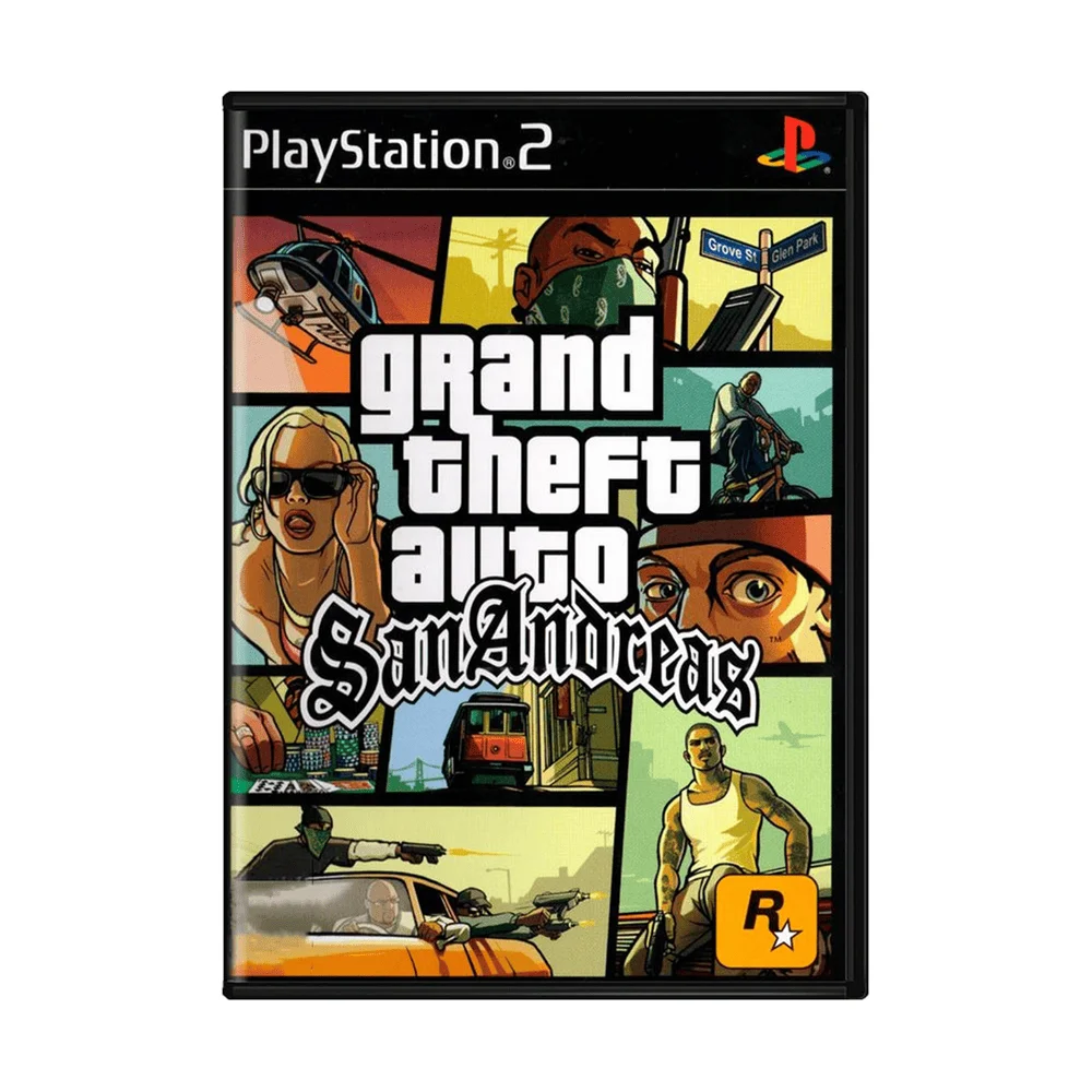 Jogo Gta San Andreas Ps2 Físico (lacrado) Jogo Gta San Andreas Ps2 Físico (lacrado)