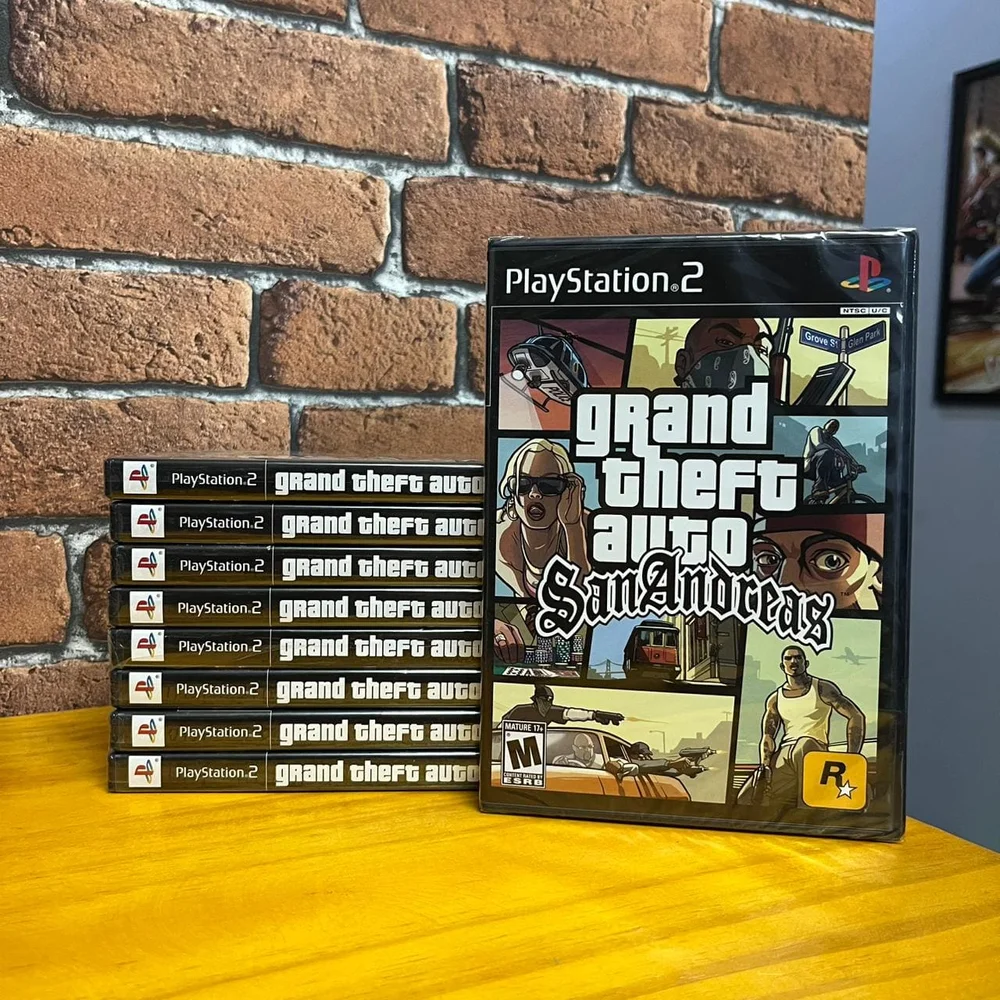 Jogo Gta San Andreas Ps2 Físico (lacrado) Jogo Gta San Andreas Ps2 Físico (lacrado)