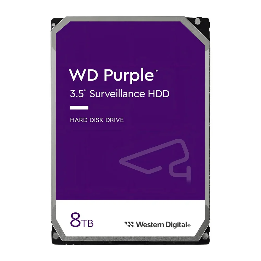 "Hd WD 8tb Wd Purple Surveillance 3.5"" Sata 3 5640rpm Câmera Segurança" - view 2