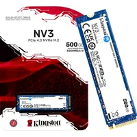 SSD Kingston 500GB M.2 2280 NV3 PCIe NVMe | KaBuM!
