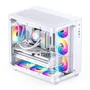 Gabinete Gamer Premium Jonsbo Tk-3 White Aquário Vidro Curvo Atx Usb-c Branco