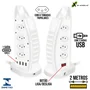 Filtro De Linha Torre Extensão 8 Tomadas Usb/tipo-c 2m X-cell
