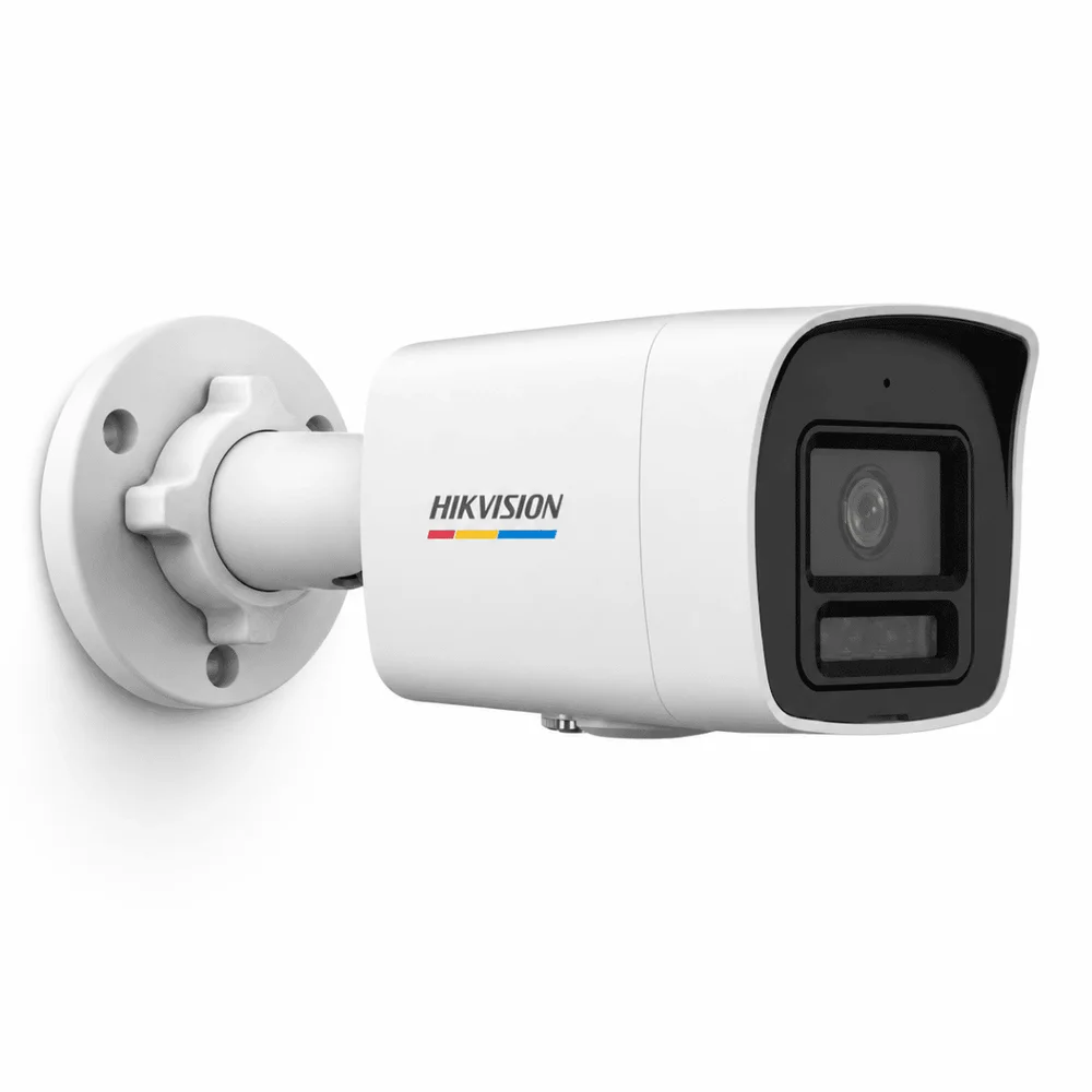 Câmera Segurança Áudio Hikvision 2mp Full Hd Colorvu 2.8mm Poe Ip67