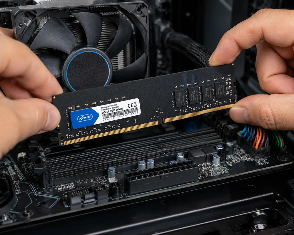 Memória RAM 8GB DDR4 2666MHz DIMM Desktop Knup KP-HD817