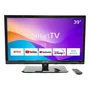 Smart Tv De 39" Buster Smart Hdtv-39d07FULL HD Com Tela LED Full Hd - Preto