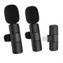 Kit Mic Lapela 2 Em 1 Voz Forte Captação 360 Entrada Hd