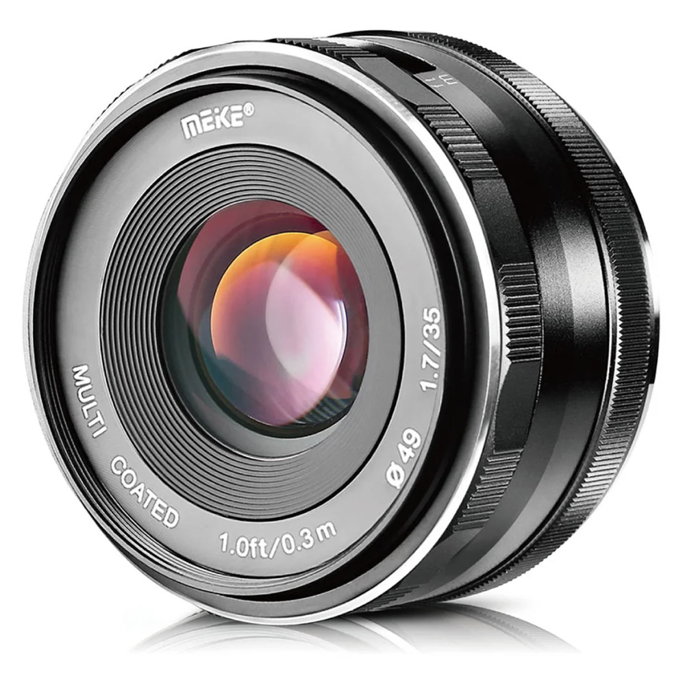 MEIKE 35mm F1.7 APS-C用 単焦点レンズ マニュアルフォーカス Produtos com até 15 OFF no PIX KaBuM