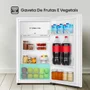 Frigobar Hisense Rr157nw3a 115l Compacto Fresh Zone Branco 110v