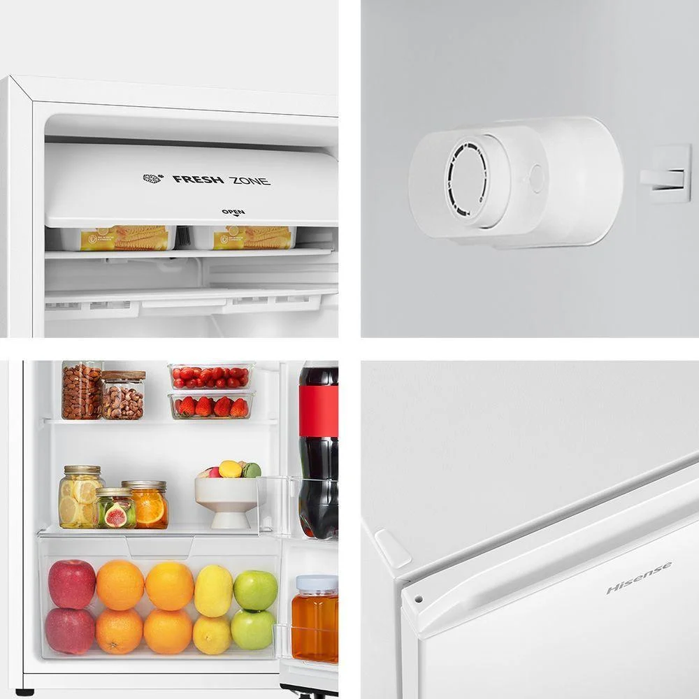 Frigobar Hisense Rr157nw3a 115l Compacto Fresh Zone Branco 110v Frigobar Hisense Rr157nw3a 115l Compacto Fresh Zone Branco 110v