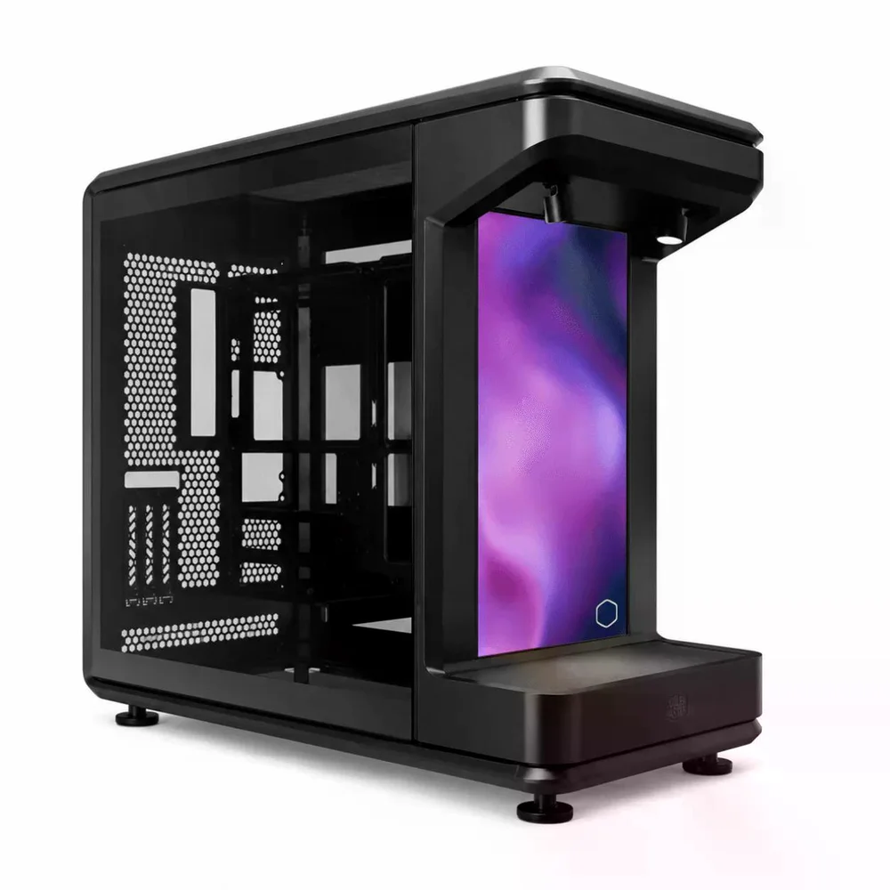 Gabinete Cooler Master Masterframe 360 Stage, Lcd, ARGB, Mid-tower, Preto, Mf360-khnn-s02 Gabinete Cooler Master Masterframe 360 Stage, Lcd, ARGB, Mid-tower, Preto, Mf360-khnn-s02