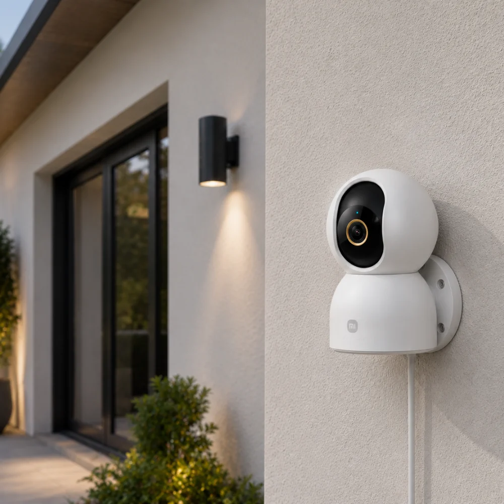 Camera Segurança Xiaomi C701 4k Hd Wifi Direcional Branco