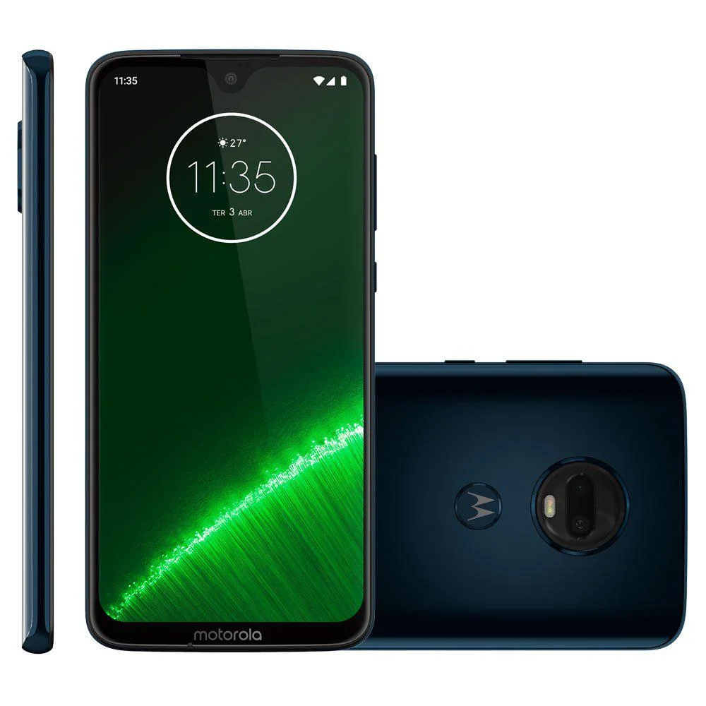 Smartphone Motorola Moto G7 Plus, 64GB, Tela 6.24", 4GB, 16MP+5MP, Índigo Smartphone Motorola Moto G7 Plus, 64GB, Tela 6.24", 4GB, 16MP+5MP, Índigo