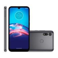 Smartphone Motorola Moto E6S, 32GB,  2GB RAM, Octa-Core, Tela 6,1", Câmera Dupla, Cinza Titanium