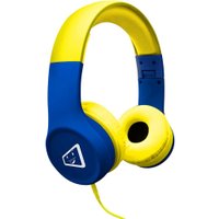 Headphone ELG Joy Safe Kid Estéreo, Com Limitador de Volume, Azul/Amarelo