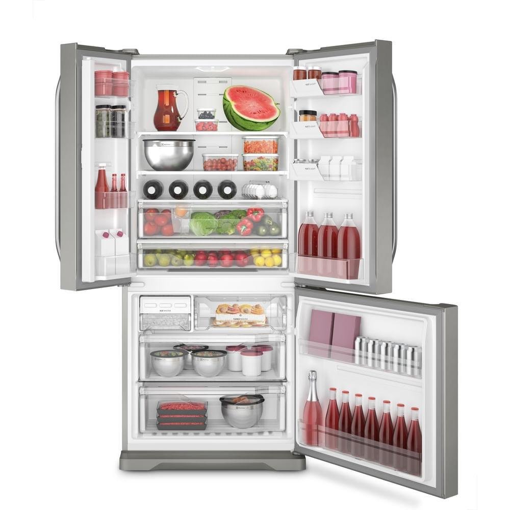 Geladeira/Refrigerador Electrolux Frost Free Inverse, 579 Litros, 3 Portas, 220V, Inox - DM84X Geladeira/Refrigerador Electrolux Frost Free Inverse, 579 Litros, 3 Portas, 220V, Inox - DM84X