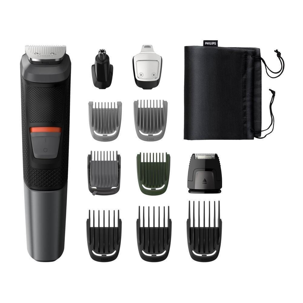 Aparador de Pelos Barbeador Philips Multigroom 11 em 1 Serie 5000 MG5730/15 à Resistente a Água Aparador de Pelos Barbeador Philips Multigroom 11 em 1 Serie 5000 MG5730/15 à Resistente a Água