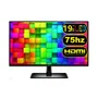 Monitor HQ 19.5 LED Widescreen, 75hz, HDMI, VESA, Ajuste de Inclinação, Preto - 19.5HQ-LED