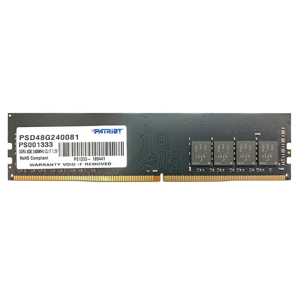 Memória Patriot 8GB DDR4 2400MHz KaBuM