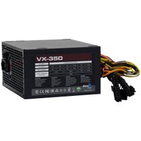 Fonte Aerocool ATX VX-350, 350W, PFC Ativo, Sem Cabo, Bivolt - EN57181