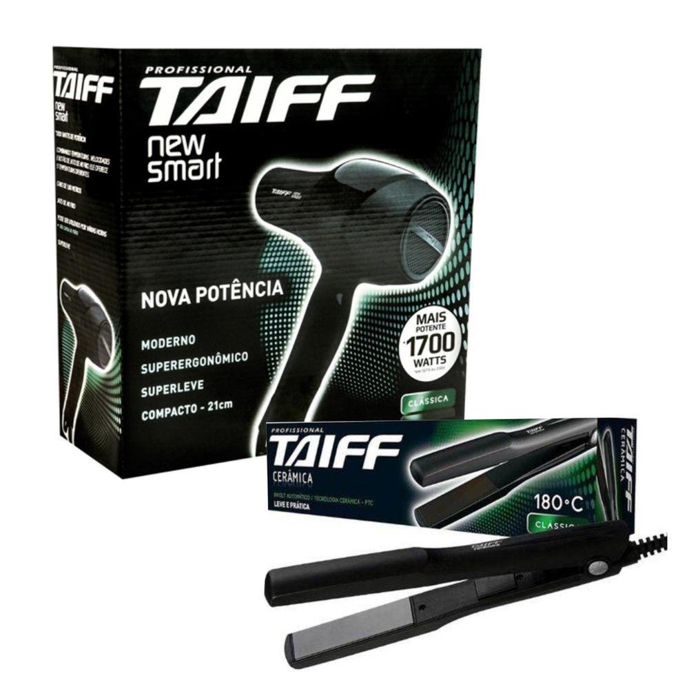 Kit Taiff New Smart Secador e Prancha Cerâmica