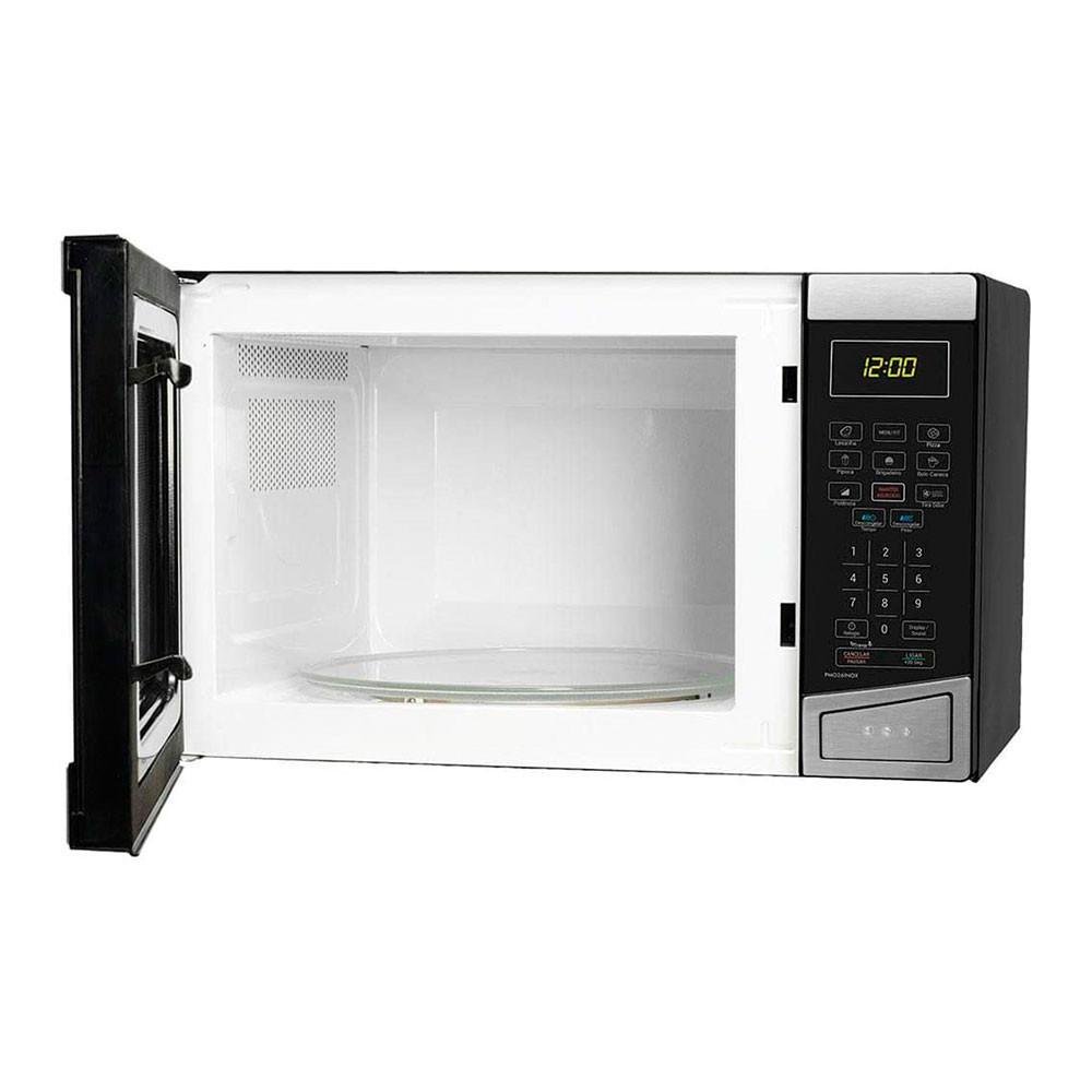 Microondas Philco Inox, 26 Litros, Menu Fit, Preto, 110V - PMO26 Microondas Philco Inox, 26 Litros, Menu Fit, Preto, 110V - PMO26