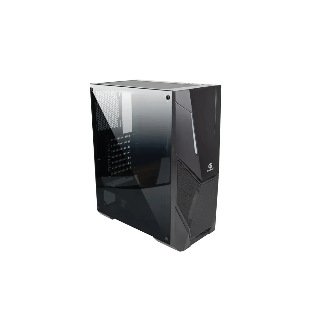 Gabinete Gamer Fortrek Black Hawk, Mid Tower, RGB, ATX, Lateral Acrílico, Cooler Fan, Preto - 70570 Gabinete Gamer Fortrek Black Hawk, Mid Tower, RGB, ATX, Lateral Acrílico, Cooler Fan, Preto - 70570