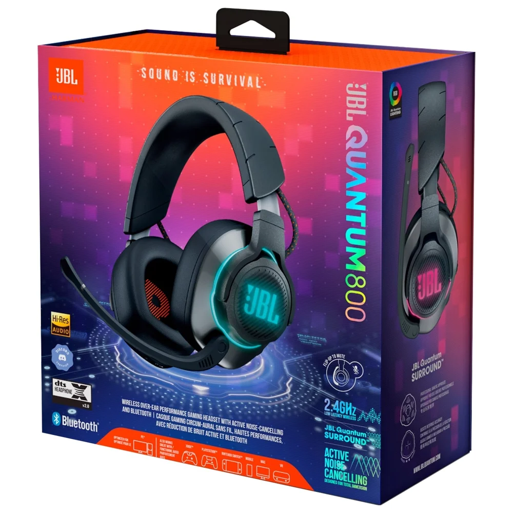 値下げ❗️JBL QUANTUM 800 ゲーミングヘッドセット Headset Gamer Sem Fio JBL Quantum 800 RGB KaBuM