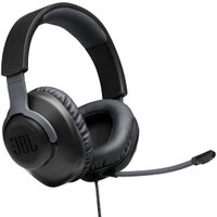 Headset Gamer JBL Quantum 100, Drivers 40mm, Microfone Removível, Preto